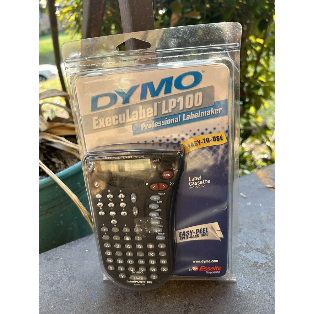 Dymo ExecuLabel LP100 Electronic Handheld Professional Maker Label Sealed